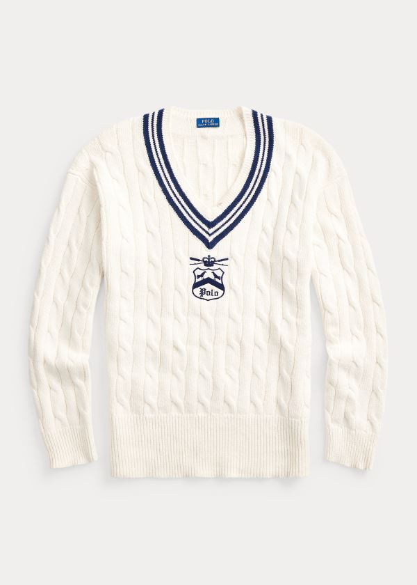 Suéter Polo Ralph Lauren Embroidered Cricket Homem 10895-TMUW